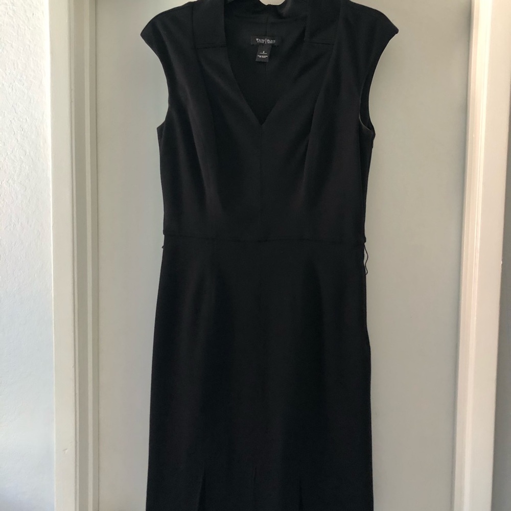WHBM Black dress.  Knee length
